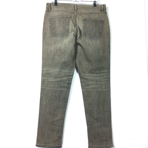 Eileen Fisher Organic Gray Boyfriend Jeans 8 - Picture 3 of 8